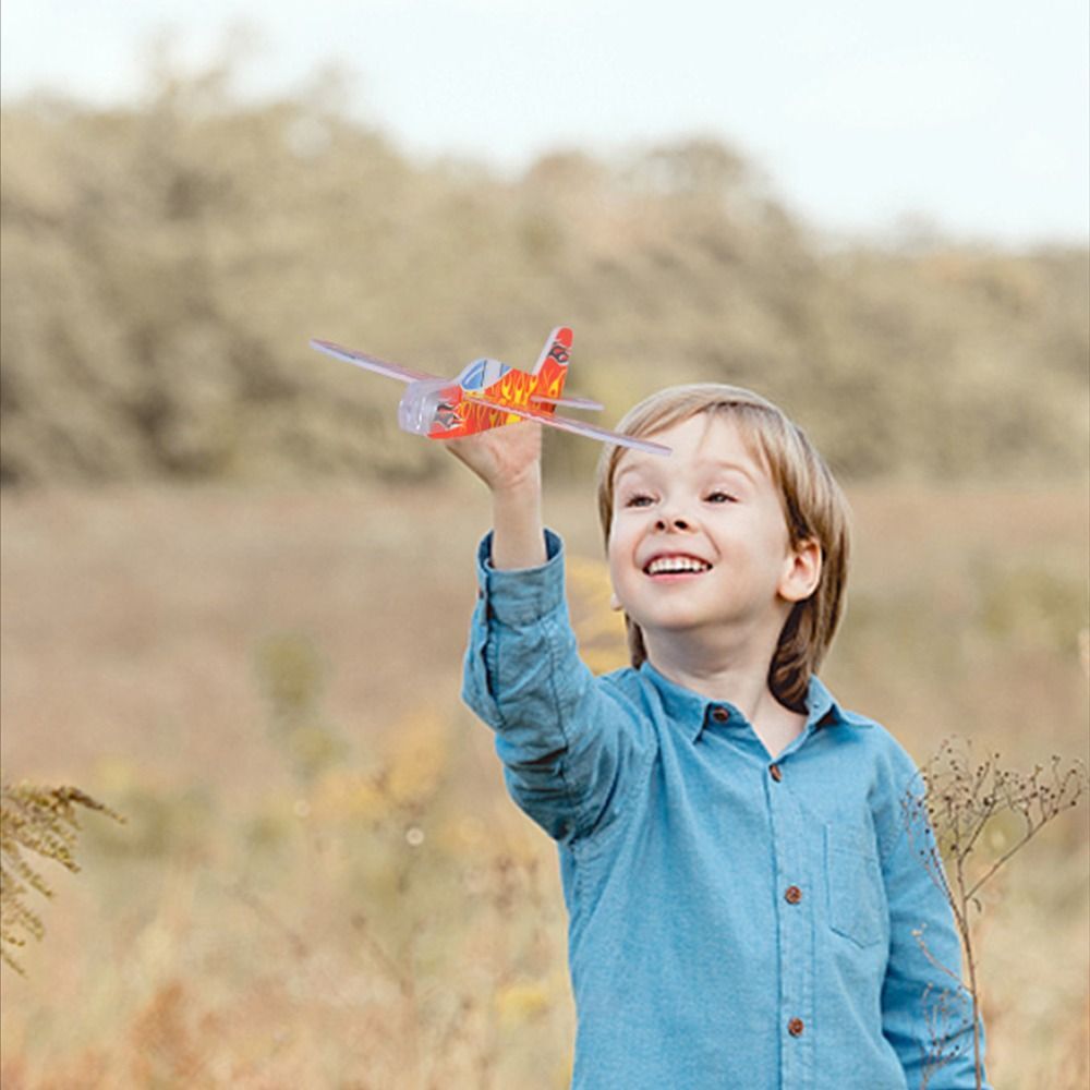 Kids Toys Airplane Model Small Plane Diy Hand Throwing Toy Aviation Model eBay