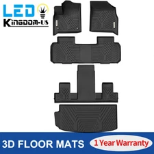 3D Floor Mats + Cargo Liner for 2018-2025 Chevy Traverse All Weather TPE Liners