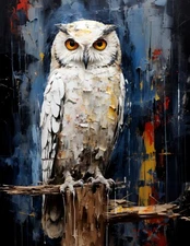 "Snowy Owl" Giclée Fine Art Print Limited to Only 20 Hand-Numbered Copies