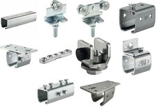 HELM Agrar Schiebetür Beschlag Schiebetorschiene Stahl verzinkt Type 100 Woelm