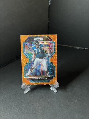 2021 PANINI PRIZM TONY BOSELLI ORANGE LAZER MISPRINT ERROR *READ BELOW* EBAY 1/1