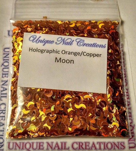 MOON Shape Glitter~U CHOOSE~Solvent Resistant Art•Face•Festival•Crafts•Makeup   - Picture 14 of 34