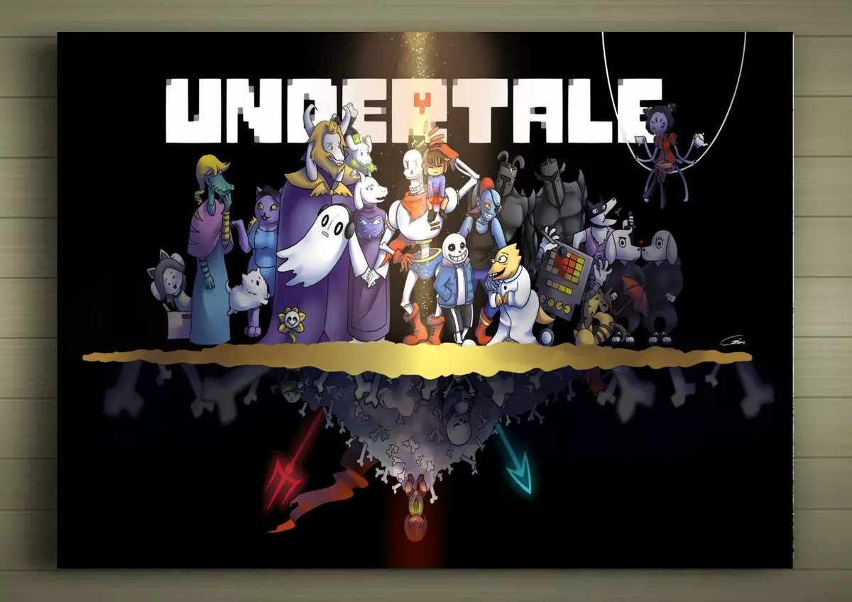 Epic Undertale Canvas Art: Undertale's Anime Aesthetic: Stunning Canva