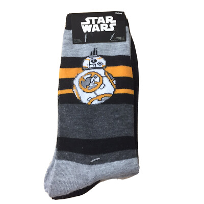 HYP Star Wars 2 Pair Pack Men s Novelty Crew Socks Size 10-13 New AR200