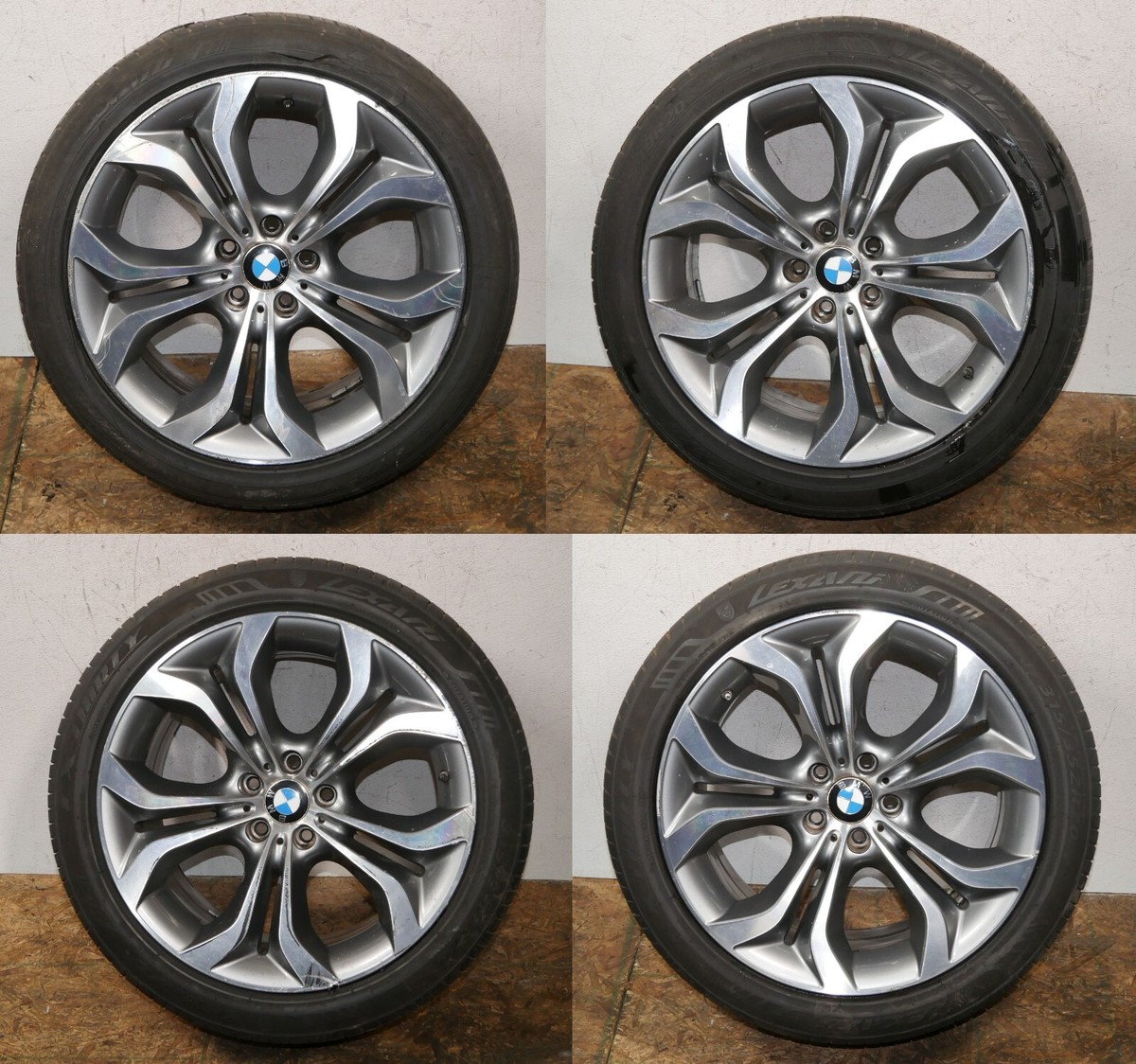 新品タイヤセット BMW X5（E70）純正 Yスポーク336　20インチ 程度良好品】BMW E70 X5 純正OP Yスポーク 336 20in 10.0J +40