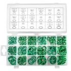 270 Pieces O-Ring Rubber Assortment Kit Set with Holder Case SAE and Metric