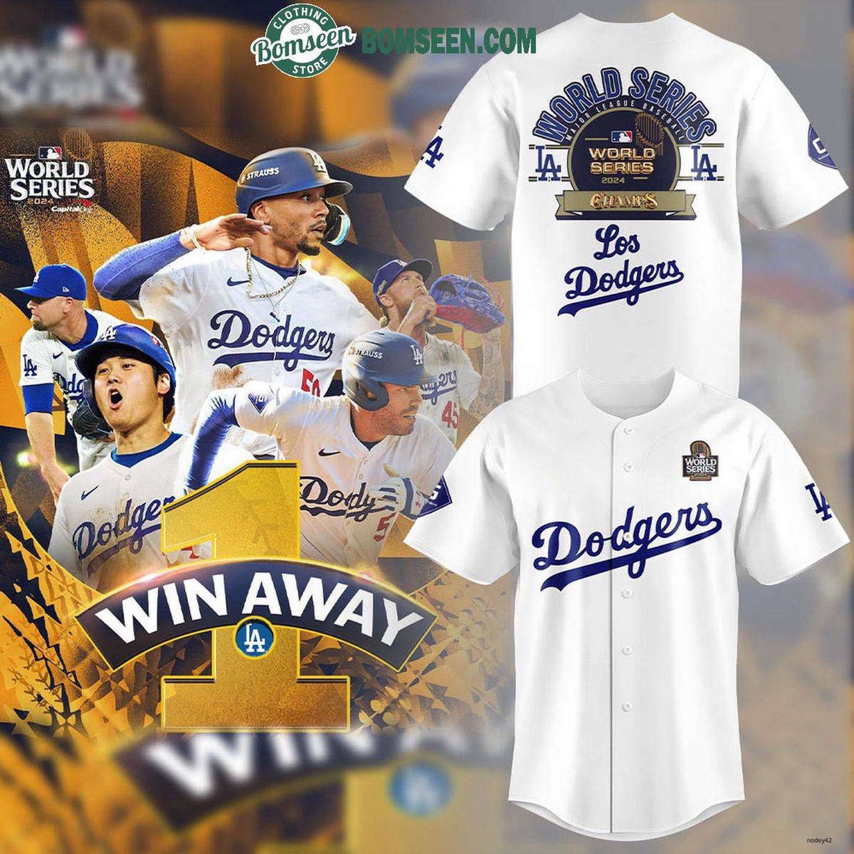 SALE! Dodgers It's Time 2024 Champions Baseball Jersey, Baseball