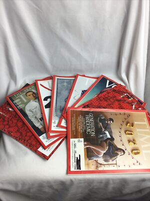 Lot Of 8 (Eight) Pandemic Related Covers Time Magazines June 19-Dec 21