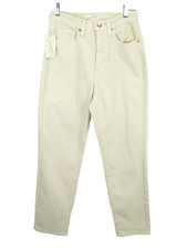 NWT UNIVERSAL THREAD 90's Slim Jeans Women Size 4 White Denim High Rise Stretch
