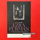EZRA FURMAN "ALL OF US FLAMES" 11x17 Record store promo poster — photo 2