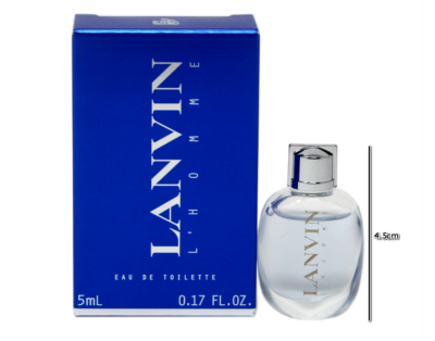 LANVIN L'HOMME EAU DE TOILETTE SPLASH 5 ML/0.17 FL.OZ. MINIATURE