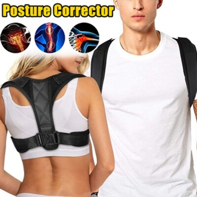 Posture Corrector Back Shoulder Support Orthopedic Correct Brace Belt Men Women
