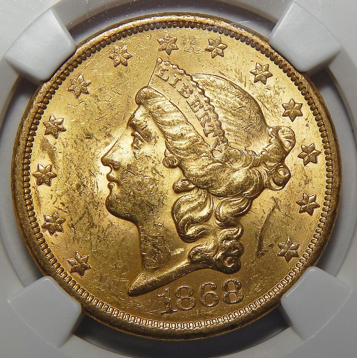 ペルセウスダーク　ゴールド 1868-S NGC MS61 $20 LIBERTY HEAD GOLD | eBay