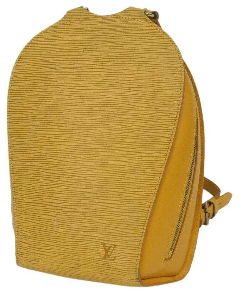 yellow louis vuitton backpack