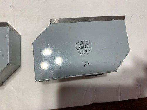 Lot of 2 Carl Zeiss Eyepiece Lens Assembly ~ 10383 (8X) & 133683 (2X) ~ Germany - Picture 2 of 7