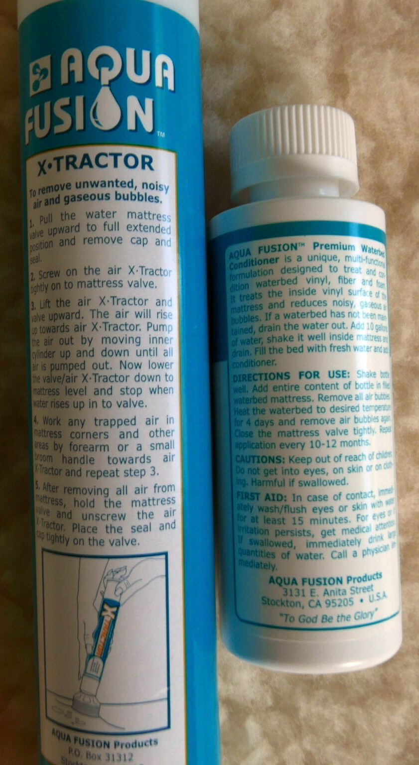 Waterbed Air Extractor and 1 Year Conditioner eBay