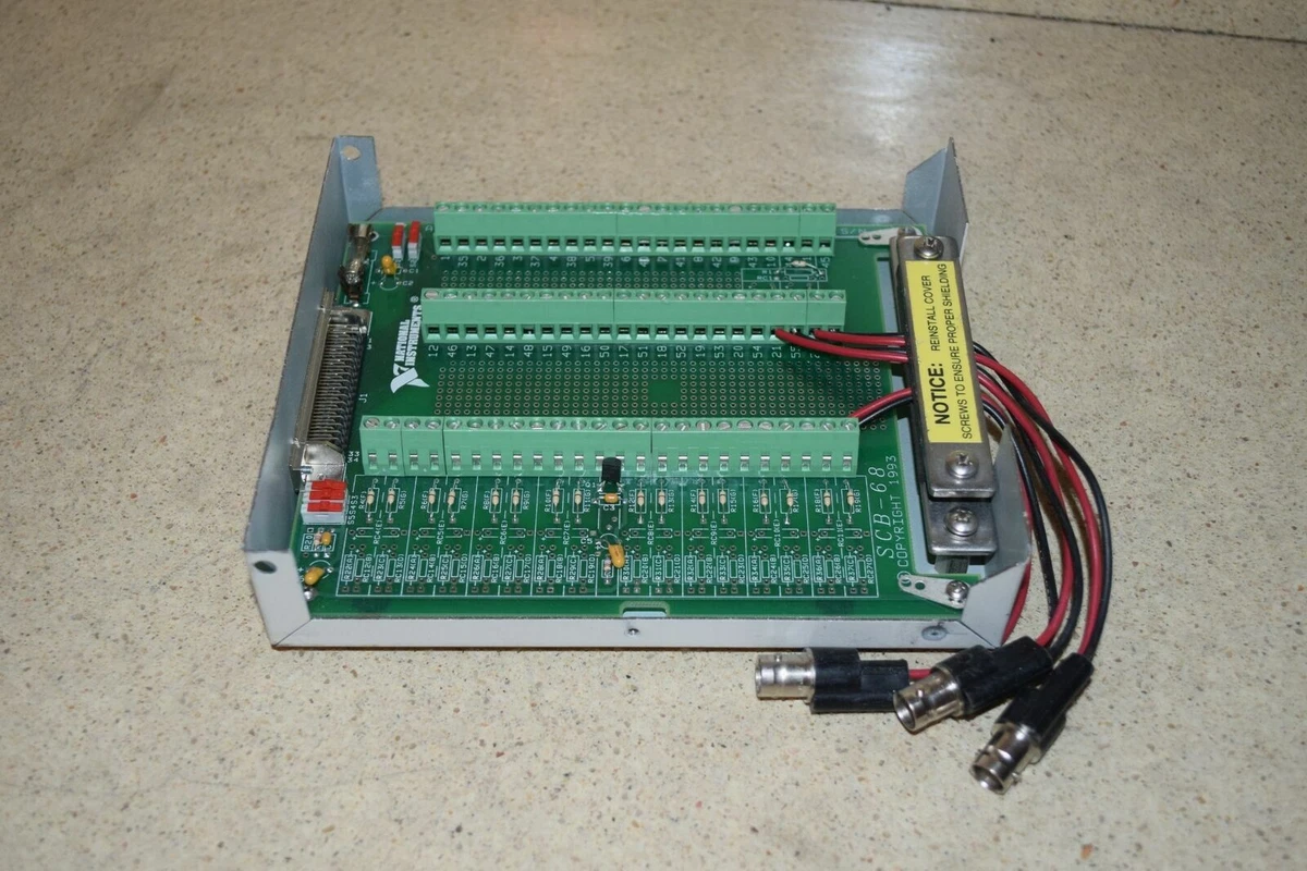 Carte De Connexion National Instruments SCB-68 (182469-01B Rev. B4) - Occasion