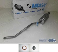 IMASAF ESD Auspuff Endtopf + Anbauteile für Suzuki SJ 413 + Samurai SJ 1.3 lang