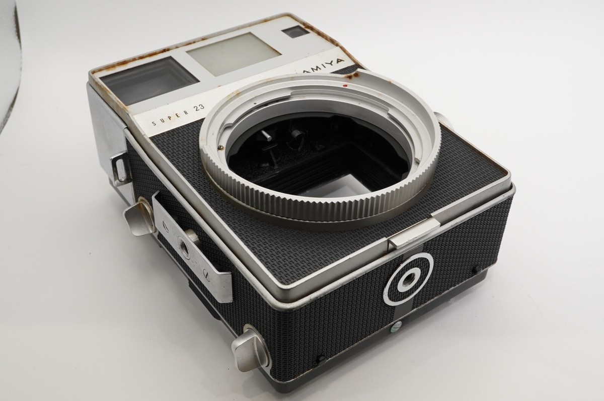 For Parts] Mamiya Press Super 23 Silver Medium Format Camera