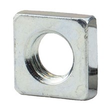 Vierkantmuttern niedrige Form verzinkt DIN 562 M2 M2,5 M3 M4 M5 M6 M8 M10 Set