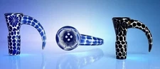 Glass Bowl Thick screen polka dot with floral accents 14mm Or 18mm 2025🔥💨🌟🎆