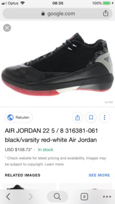 jordan 22 black red