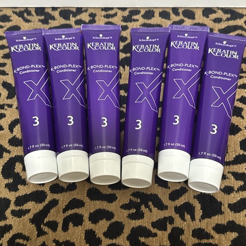 6 Tubes Schwarzkopf Keratin Color K Bond Plex Conditoner #3 1.7 Fl Oz - Picture 10 of 10