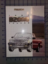 1987 Mazda B2000 Truck Brochure Original 