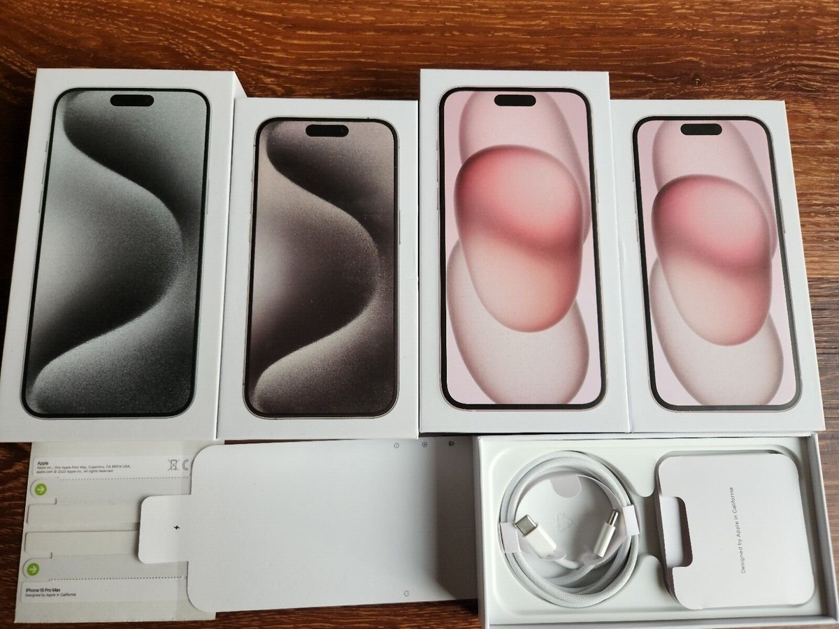 Boîtes Vides IPhone 16 Pro Max – 256 Go Et 512 Go, Pour Collection Ou Déco
