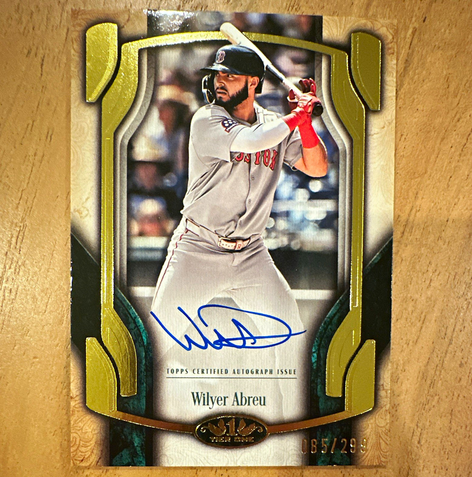 Topps Tier One 2026 Wilyer Abreu Breakout Autographs BOA-WA /299 Auto