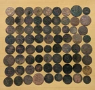 72 Pcs Dutch Netherlands VOC CENT , Stuiver Batav 1700 - 1800" Copper Coin_b96