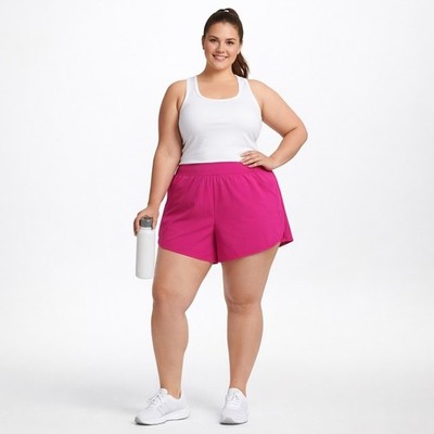 All in Motion XXL Hot Pink Mid-Rise Running Shorts NWT Athleisure Gym