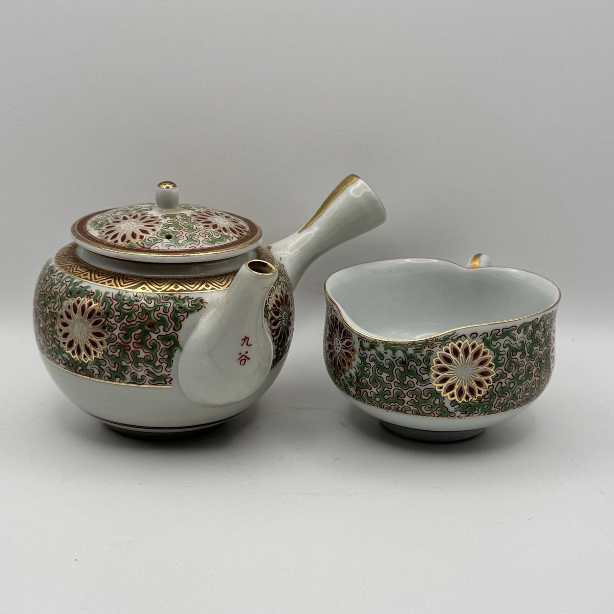 黄金古风日本茶壶| eBay