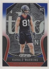 2019 Panini Prizm Rookies Red White & Blue Prizm Kahale Warring #394 00c9