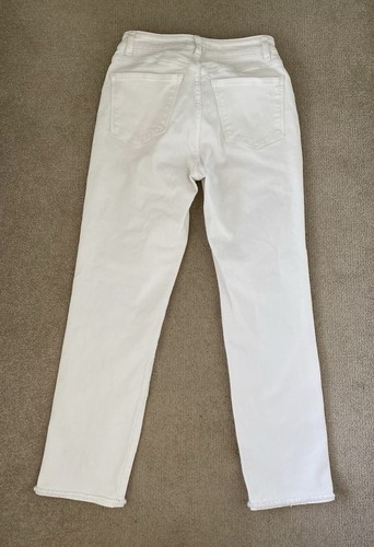 DL1961 White Skinny Mara Ankle Jeans 5- Pocket Design Zip Size 28 Used - Picture 3 of 11