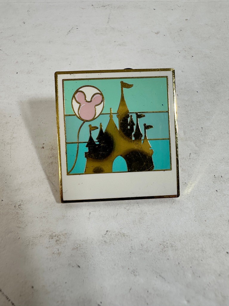 Icon Photo Flair Collection Castle Silhouette and Balloon Disney Pin 162313