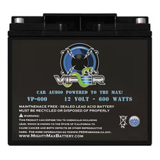12-Volt 600-Watt Car Audio High Current Power Cell Battery