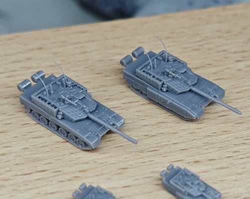 3D printing 1/350/400/700 Chinese Type 99a main battle tank Unpainted /4pc-- - Afbeelding 1 van 2