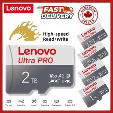 Micro SD Card 2TB 1TB 512GB 256GB 128GB TF A2 U3 V60 SDXC Class 10 Memory Card