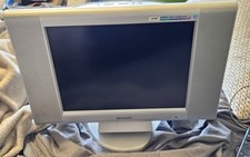 SHARP LC-15AV4U 15" 4:3 LCD TV RGB/S-VIDEO/RCA RETRO GAMING No Remote Vintage