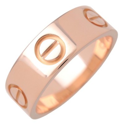 Cartier Love Ring K18 750PG Rose Gold #47 US4-4.5 EU47 HK9 Authentic Used F/S