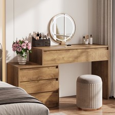 63'' Vanity Desk with 5 Drawers for Bedroom Modern Large Makeup Table for Women