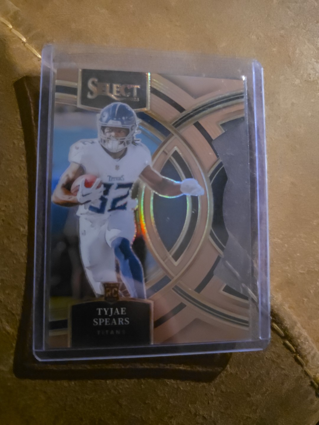 2023 Select - Premier Level Tyjae Spears Copper Prizm Die-Cut 53/299 (RC)