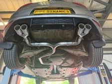 MK7 GOLF 2.0 GTD - QUAD EXIT GOLF R STYLE - DPF/CAT BACK - SCARICO TUBO DRITTO