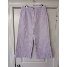 Pilcro Anthropologie Ultra High-Rise Wide-Leg Jeans Crop Pants Size 30 spring