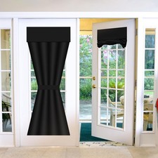 Maritown French Door Blinds, Blackout Door Curtains 1 Panels for Front Door, Pr