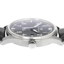 IWC SCHAFFHAUSEN PILOT WATCH MARK XVI IW325501 39mm SS Black Dial Leather #C489 4