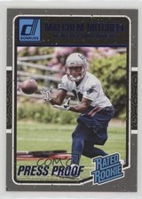 2016 Donruss Rated Rookies Press Proof Blue Malcolm Mitchell #385 fm0