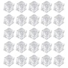 50 Pcs Fake Square Ice Synthetic Acrylic Decorative Cubes