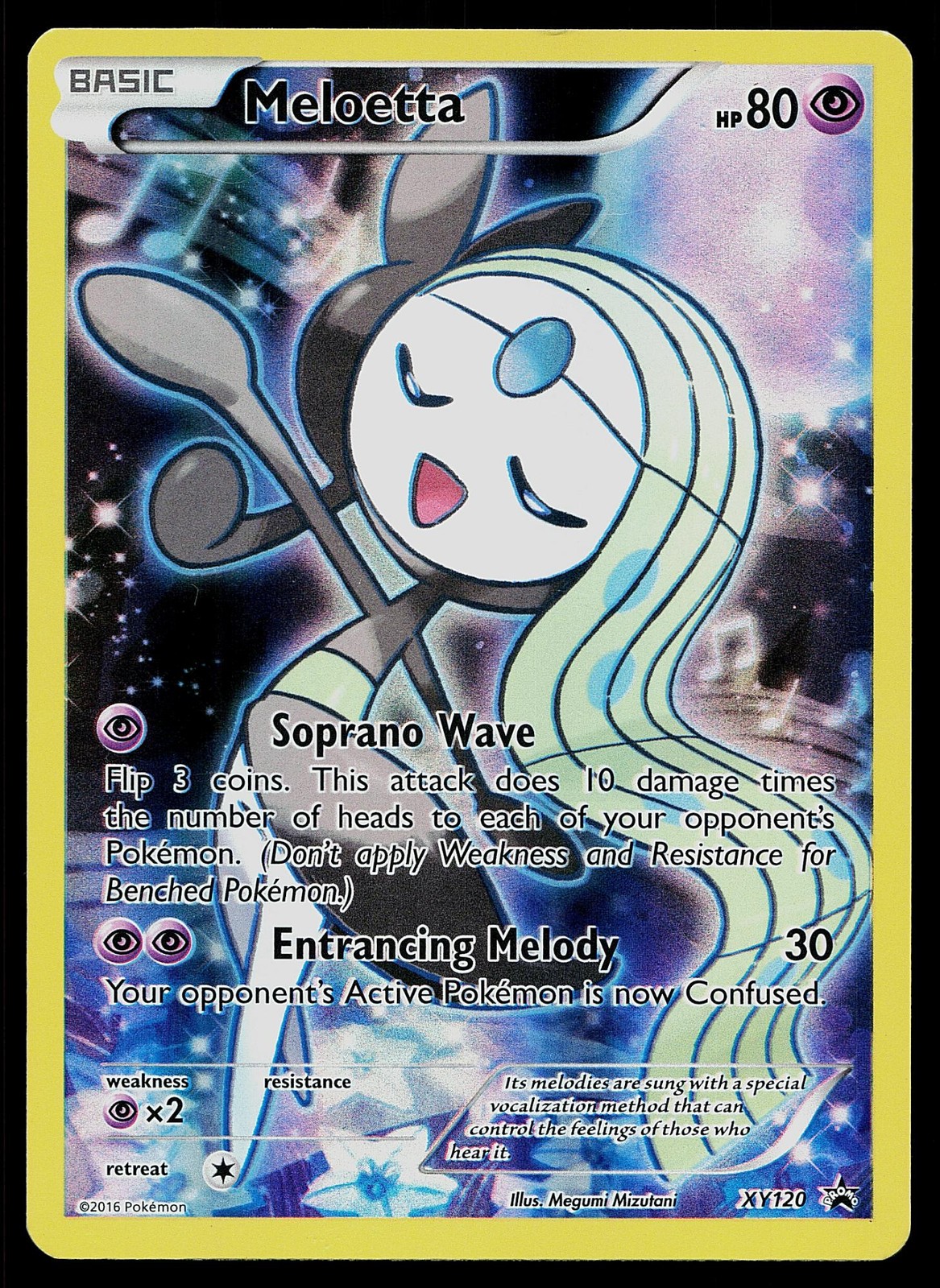 Pokemon Card XY Promo Meloetta XY120